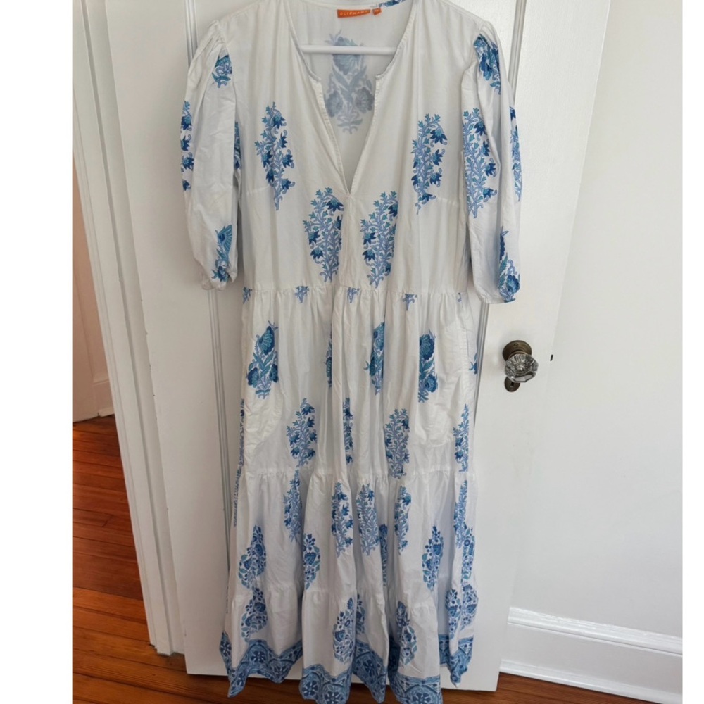 Oliphant Puff Sleeve Maxi Dress